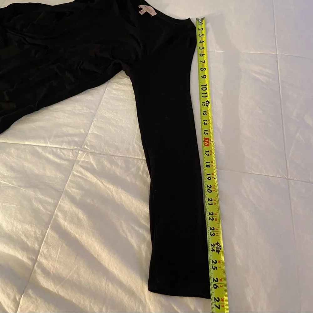 Philosophy Black Sheer Hem Women's Top NWOT - Picture 14 of 14